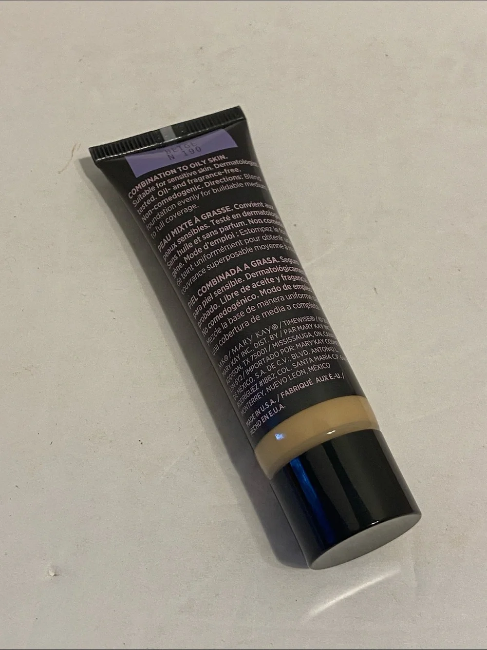 Mary Kay Beige 3 D Matte Foundation Brand New 1 Fl Oz / 30ml
